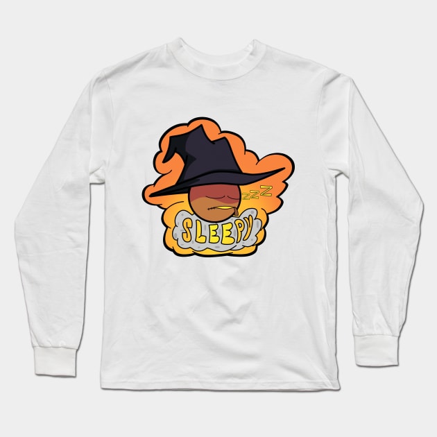 Fnf zardy mod character graffiti sleepy Long Sleeve T-Shirt by Abrek Art